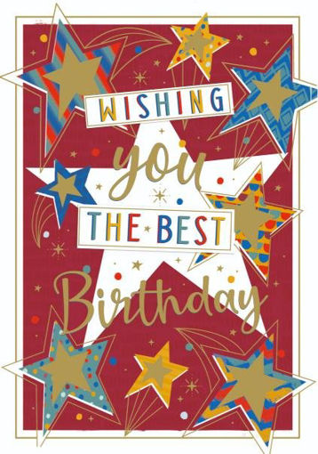 Picture of WISHING YOU THE BEST BIRTHDAY CARD